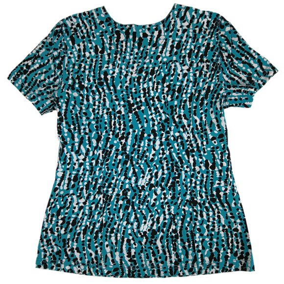 Landau Scrub Top 4163-STPSL Sway With Me Teal - Picture 2 of 9